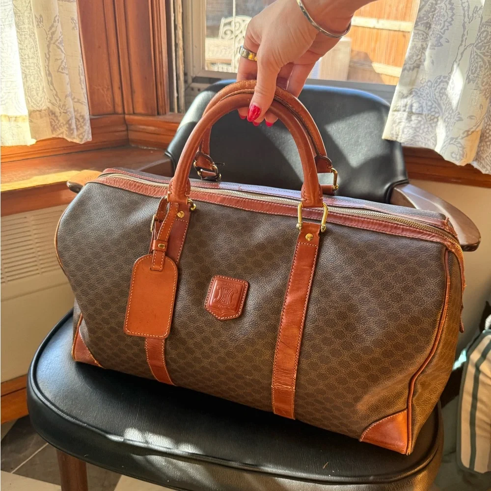 Celine Triomphe Monogram Weekender - Picture 1 of 9